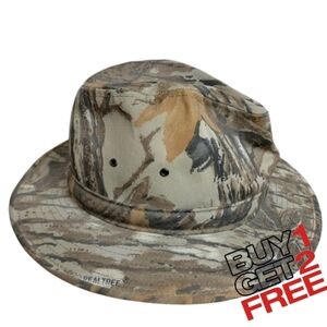 RealTree Size Small Hard Rim Camo Hat -‎ Camouflage Made In USA